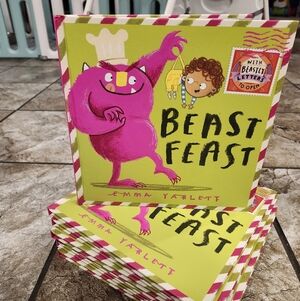 Beast Feast Book by Emma Yarlett - Pink and Green